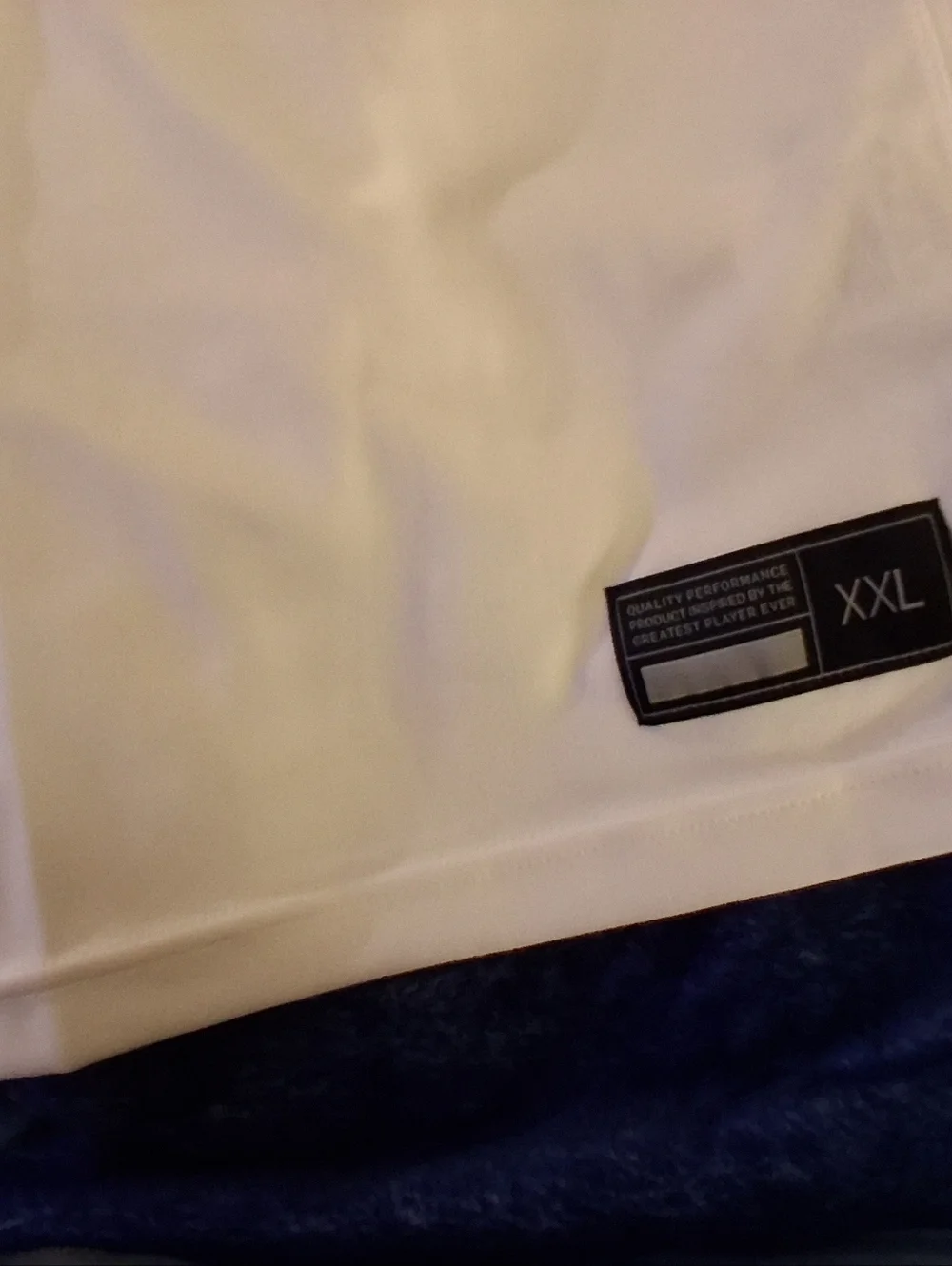 Jordan White Basketball Jersey with Black Jumpman